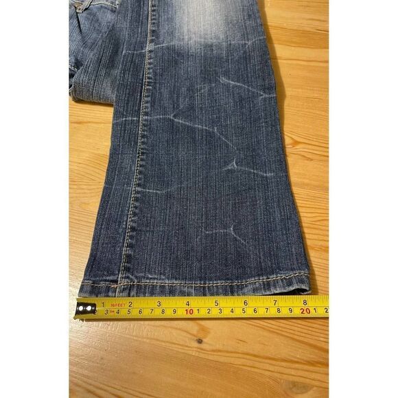 Decree Bootcut jeans Womans sz 5 low rise flip pocket stretch denim retro y2k - Picture 6 of 10